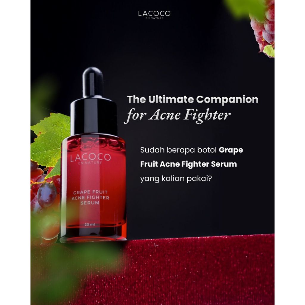 LACOCO GRAPE FRUIT ACNE FIGHTER SERUM (GRAPE SERUM LACOCO NASA)
