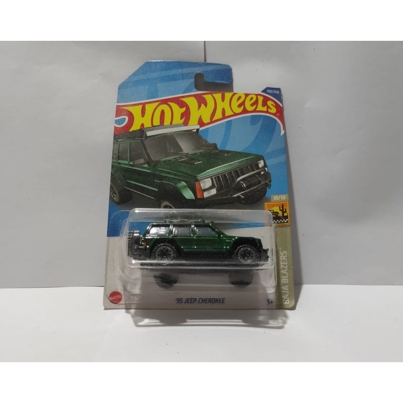hotwheels jeep cherokee hijau