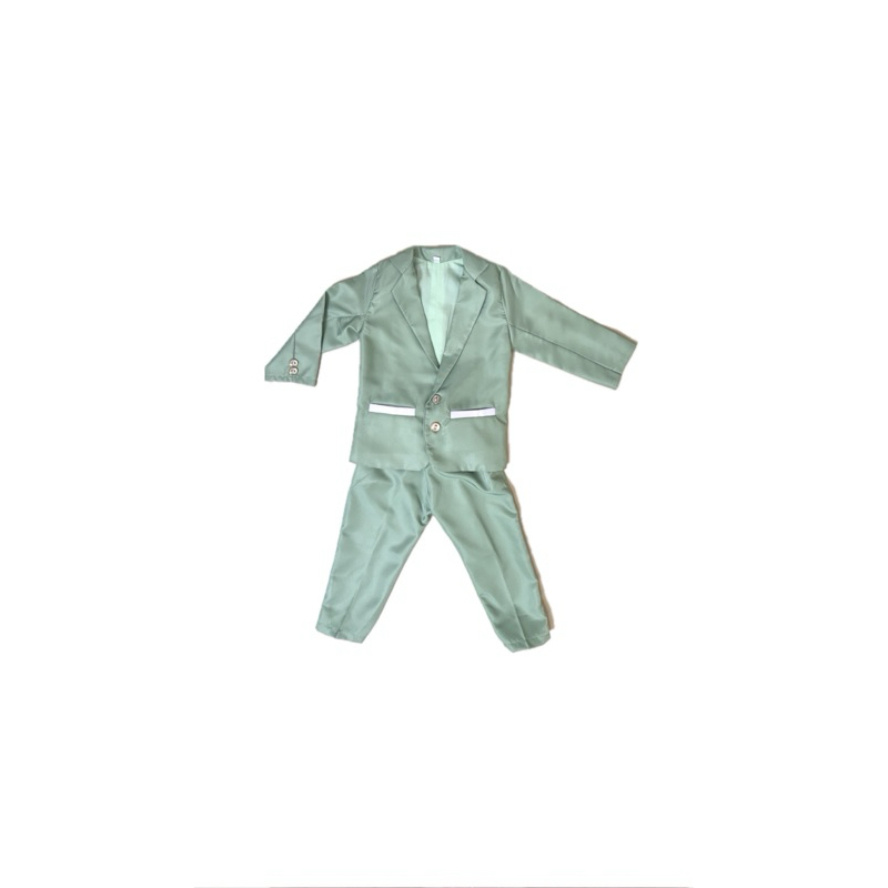 HAZE CORNER SETELAN JAS ANAK SAGE GREEN 1 2 3 4 5 6 7 8 9 10 bulan tahun