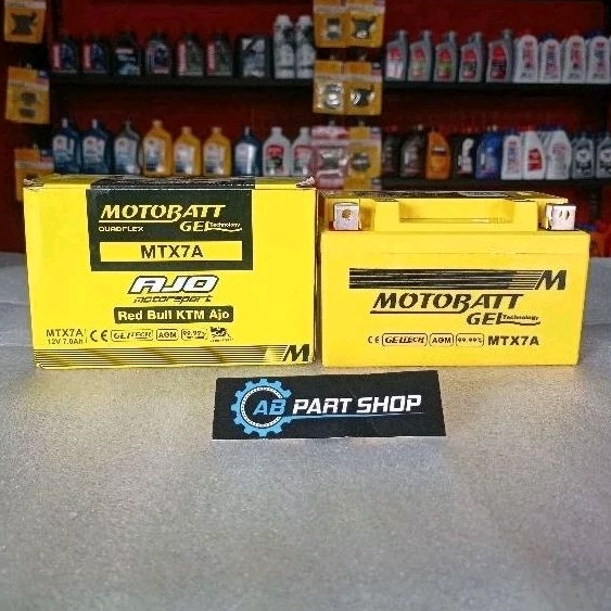 AKI MOTOBATT MTX7A ORIGINAL MOTOR NINJA 250 KARBU/FI Z250 NINJA 250 MONO