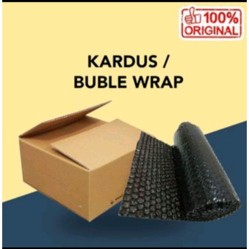 

Tambahan Extra packing kardus + bublewrap