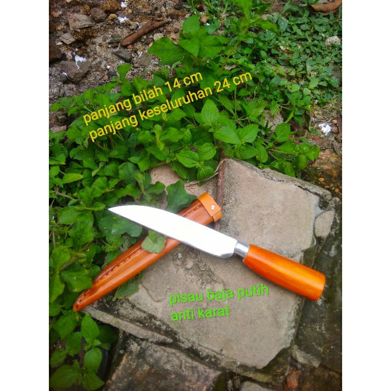 pisau baja asli super tajam anti karat
