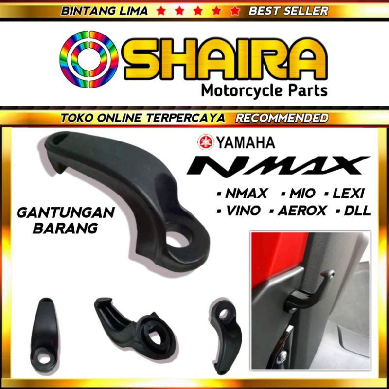 GANTUNGAN BARANG NMAX / CANTOLAN BARANG NMAX MIO LEXI VINO AEROX GANTUNGAN BARANG MOTOR UNIVERSAL GA