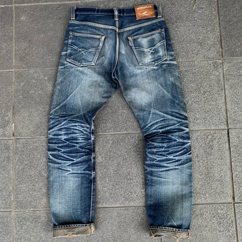 wingman denim indibrown 17Oz