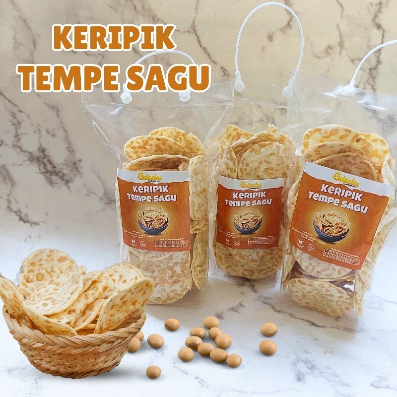 

Keripik Tempe Sagu Gurih | Free emas | Keripim tempe