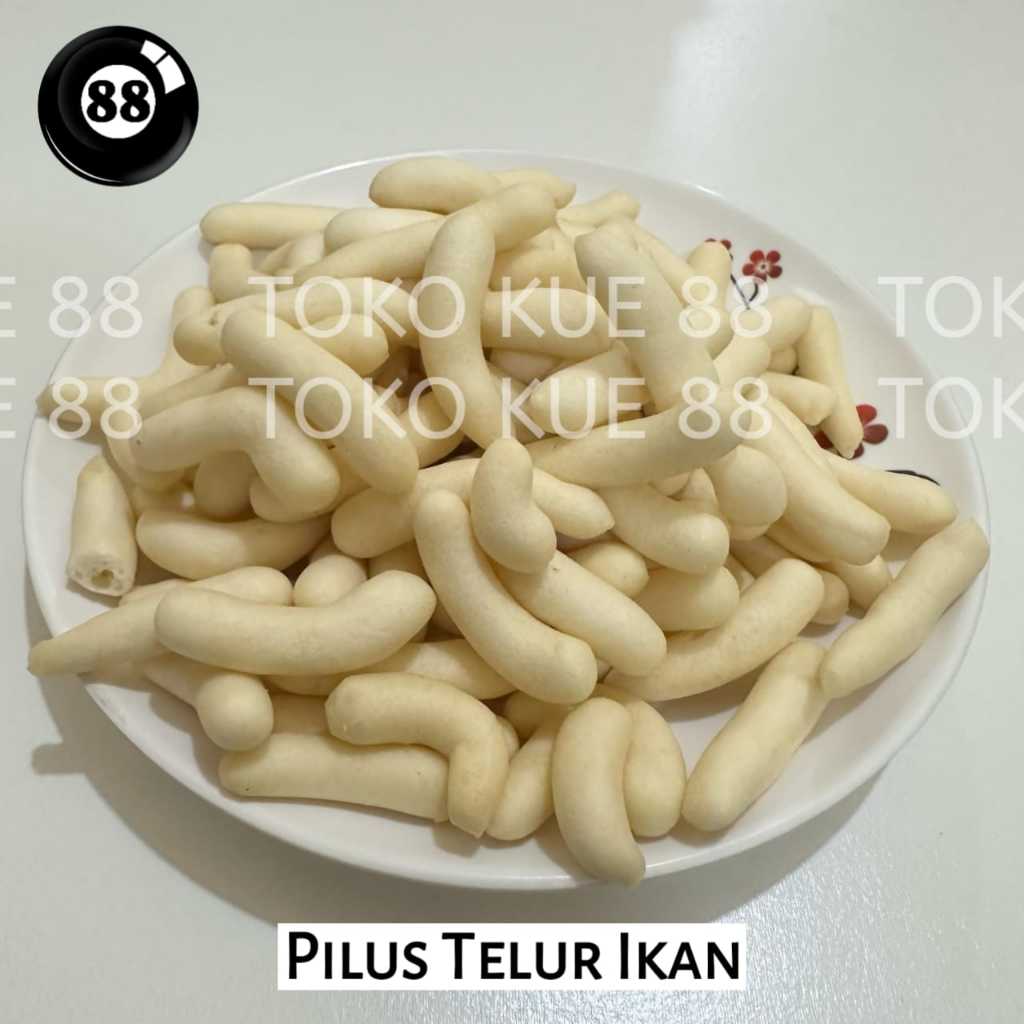 

Pilus Telur Ikan / Pilus Ikan Premium Enak dan Renyah / Kapsul Ikan