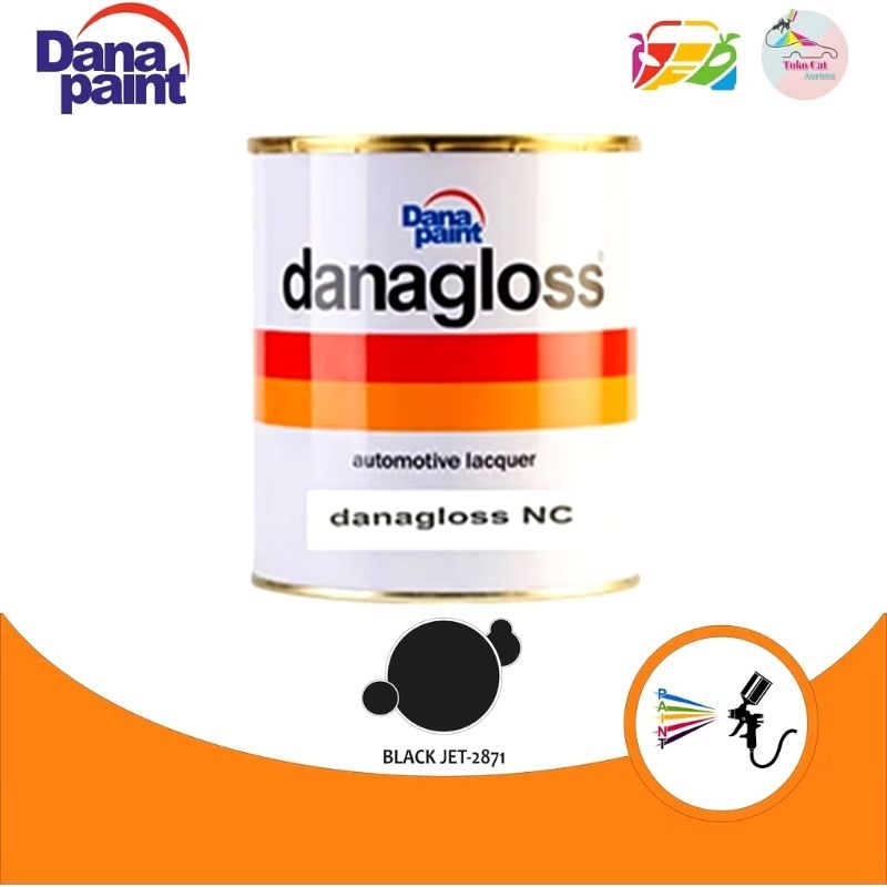 CAT DUCO CAT MOBIL DANAGLOSS SOLID BLACK JET-2871 REPACK