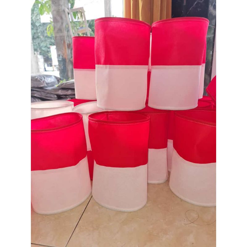 Lampion Merah Putih Kain/Lampion HUT Kemerdekaan RI