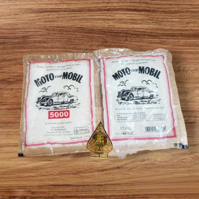 

Bahan Tambahan Pangan Penguat Rasa (Micin) Moto Cap Mobil 100gr, 1pcs