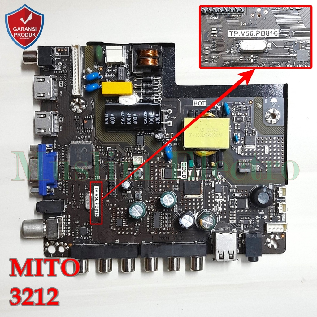 Mainboard TV LED Mito 3212