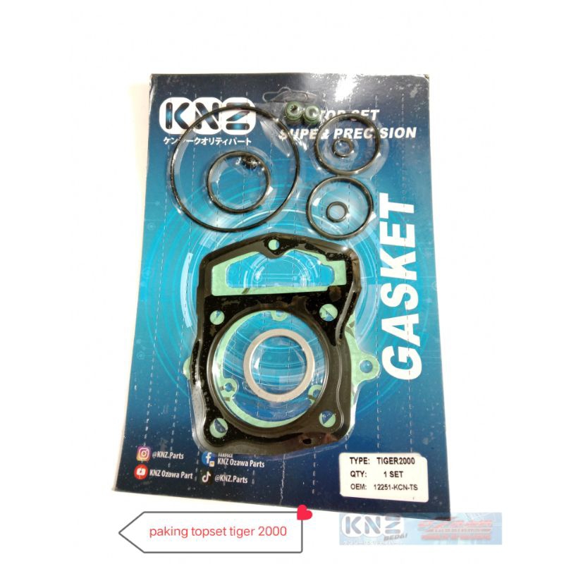 paking top set gasket tiger 2000 knz