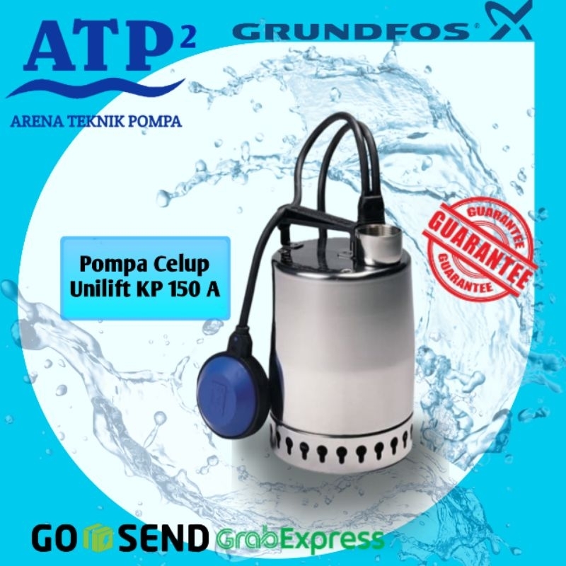 Grundfos Unilift KP 150 A Pompa Submersible Pompa Celup Satinless Steel Pompa Air