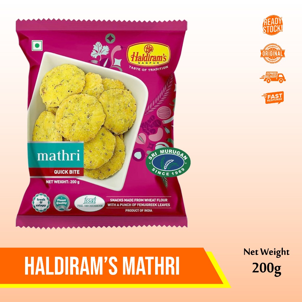 

HALDIRAMS MATHRI 200G