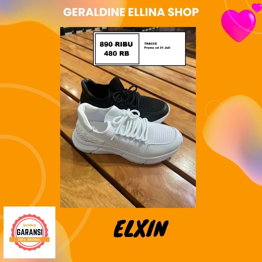 Sepatu sneakers wanita Tracce SALE original 100% seri ELXIN
