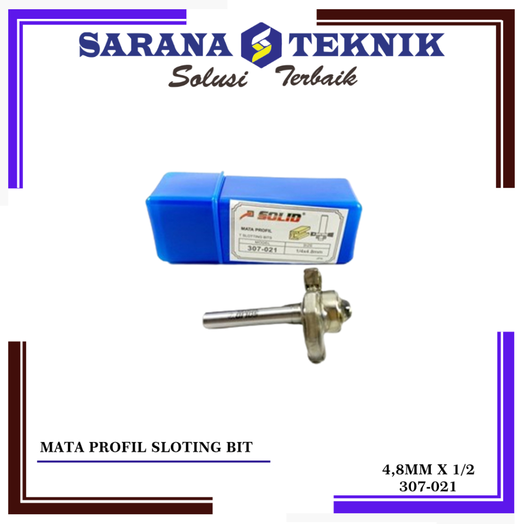 Mata Profil / Mata Router Sloting Bit 4,8 mm 307-021 Solid