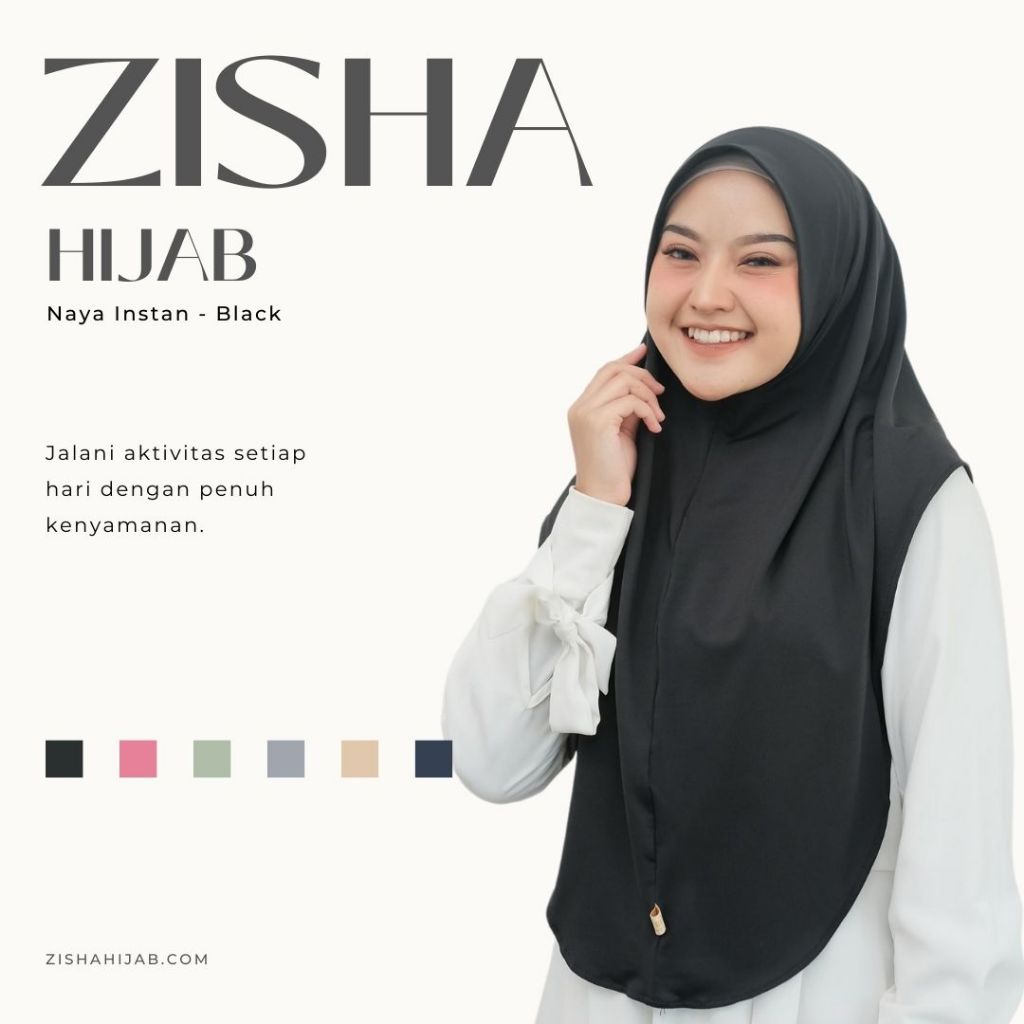 Jilbab Instan Hijab Instan Hijab Instanst Terbaru Kerudung Instan Hijab Instant Krudung Warna Hitam