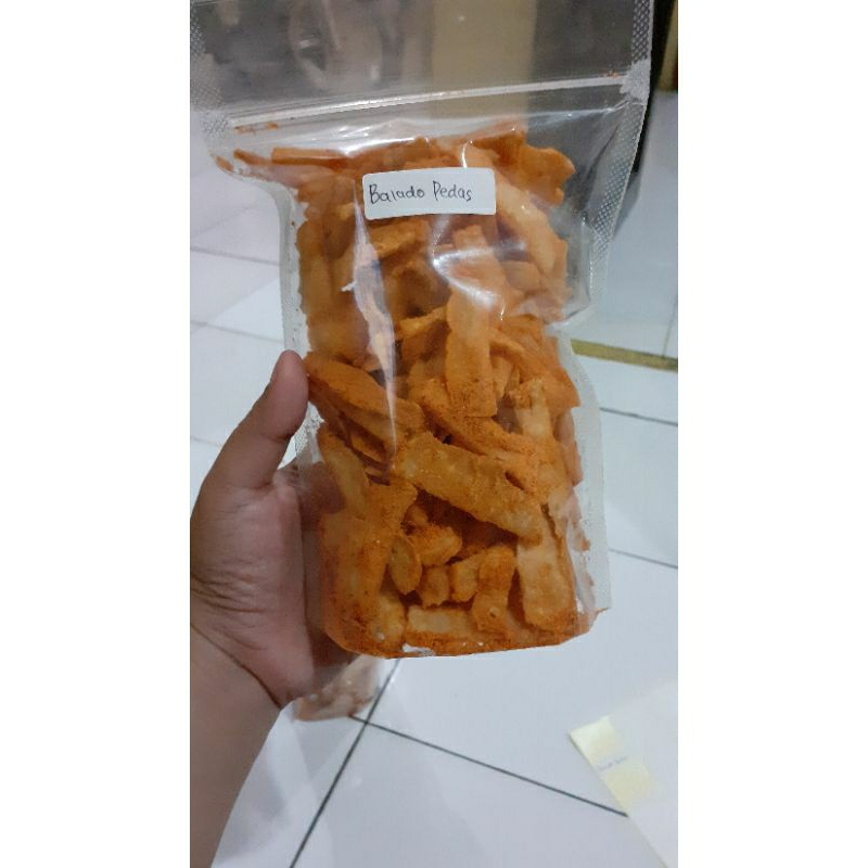 

stik singkong renyah rasa balado pedas