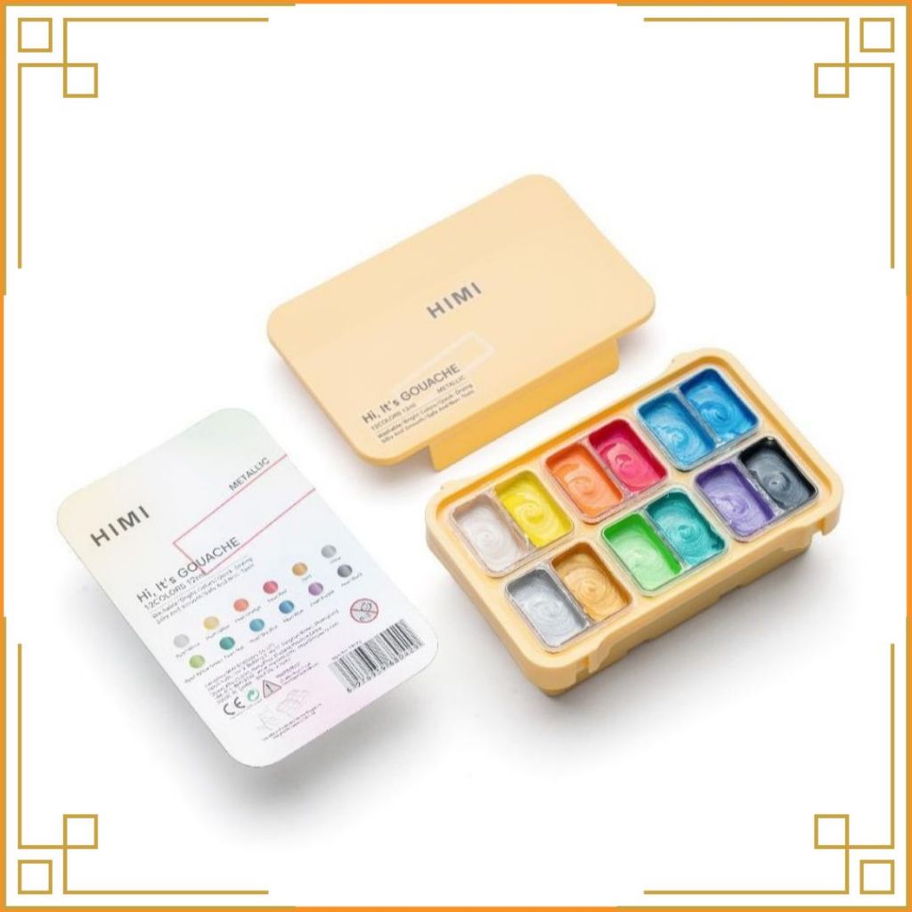 

Himi Gouache Paint Metalic 12Warna 12ML TST75