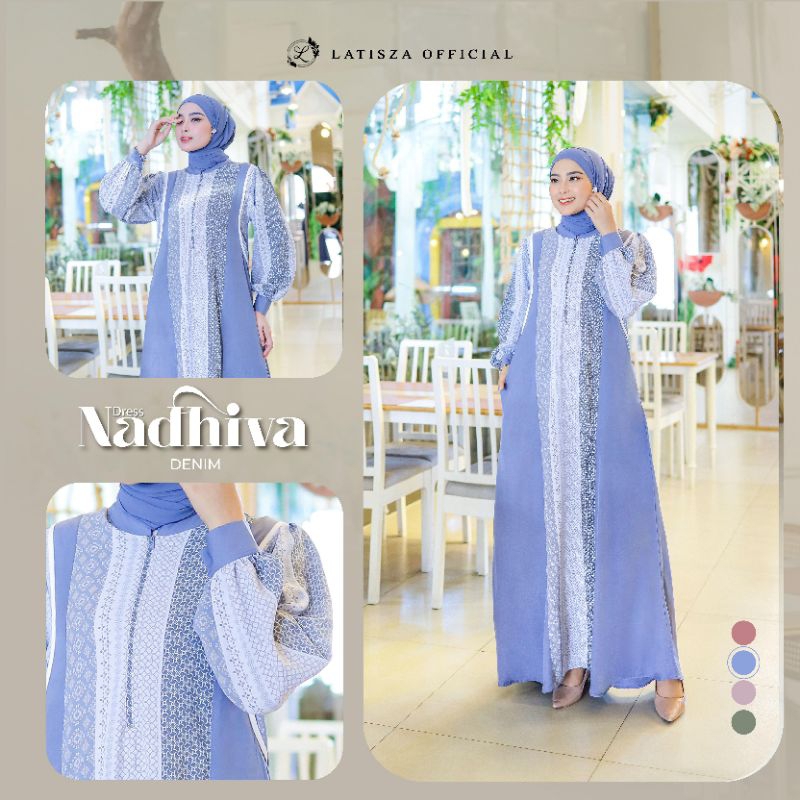 NADHIVA DRESS - LATISZA OFFICIAL // GAMIS PREMIUM//BISA COD