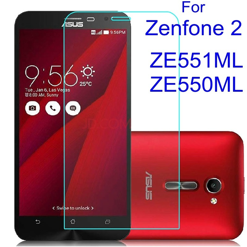Tempered Glass Asus Zenfone 2 5.5 Inch ZE550ML ZE551ML Z00AD Z00A Anti Gores Kaca Screen Guard Prote