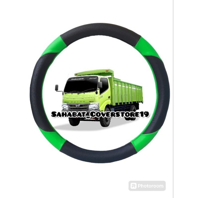Cover setir hino dutro / sarung stir mobil hino 300 / variasi sarung stir mobil hino 300 dutro serie