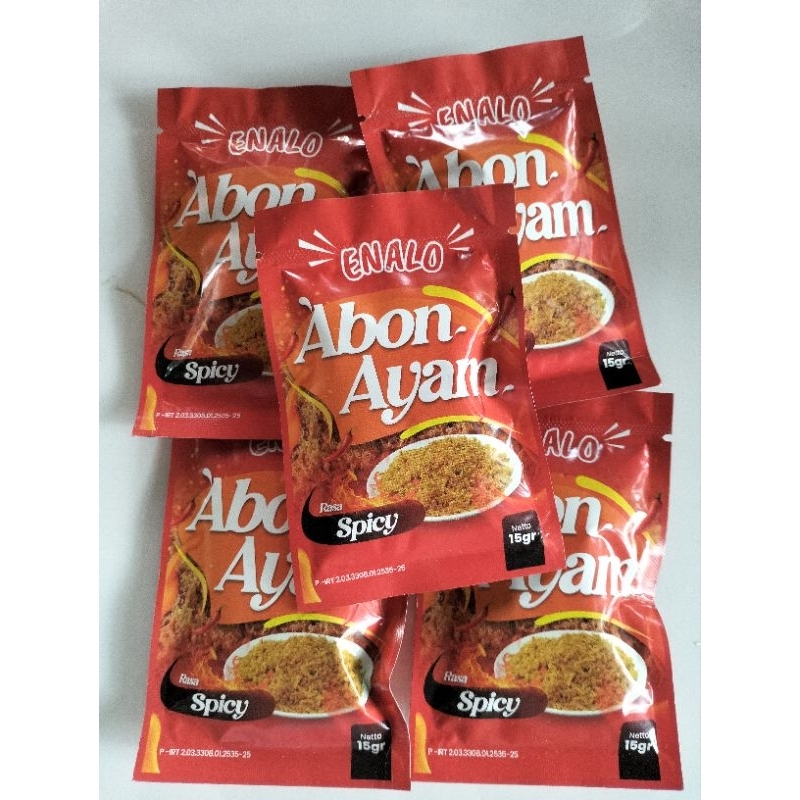 

abon ayam, abon ayam spicy, ayam abon enalo