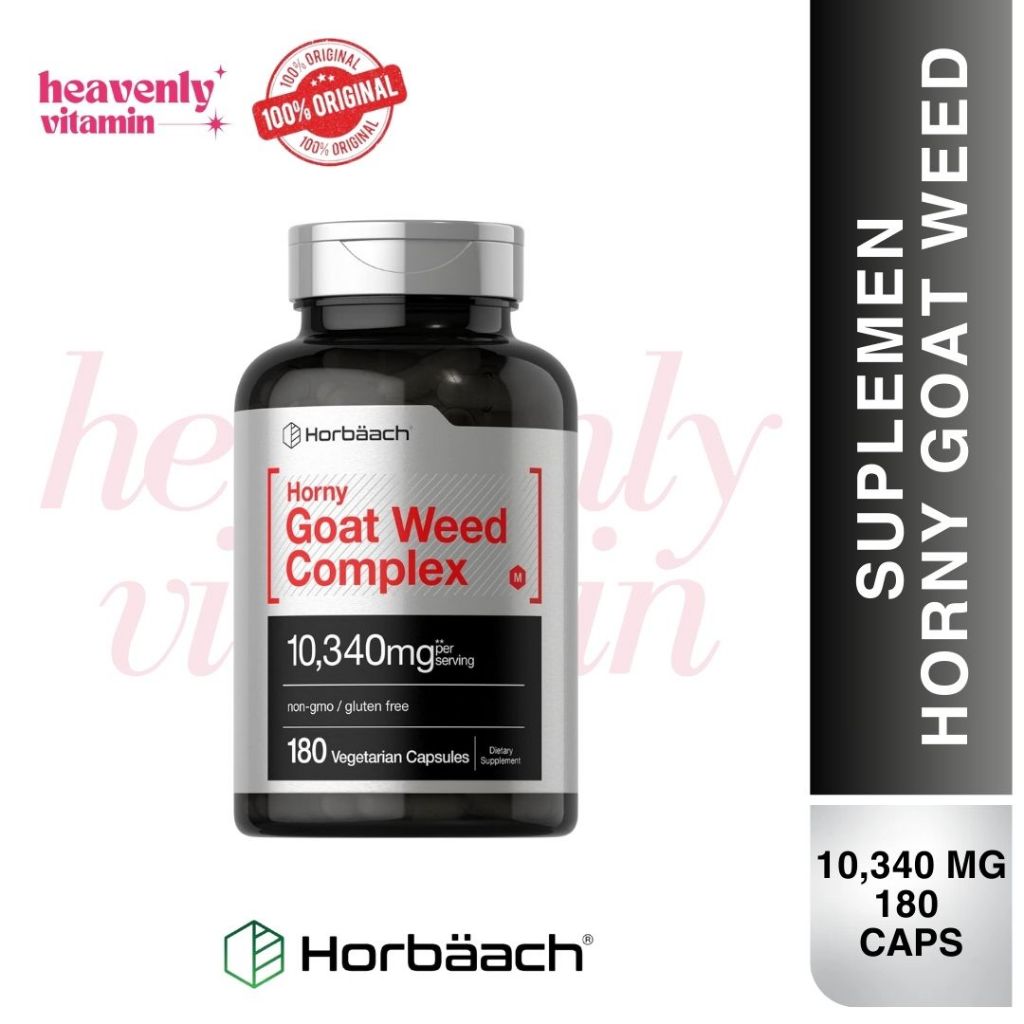 Horbaach Horny Goat Weed Complex 10340mg 180caps Tribulus Maca Yohimbe