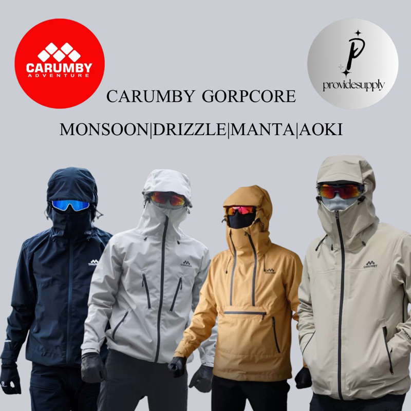 [ORIGINAL & MURAH] GORPCORE CARUMBY DRIZZLE MONSOON MANTA AOKI