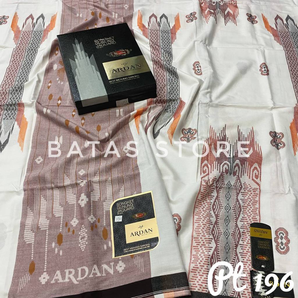 SARUNG ARDAN SGJ SONGKET GUNUNG JAQUARD GOLD WARNA SERIES SARUNG ORIGINAL