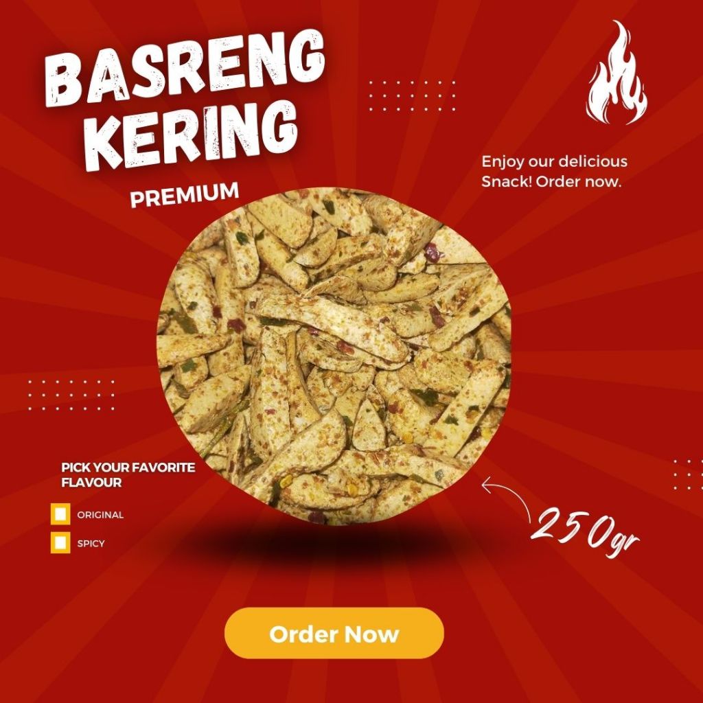 

CEMILAN BASRENG KERING/SEBLAK KERUPUK KERING - 250GR 500GR 1KG