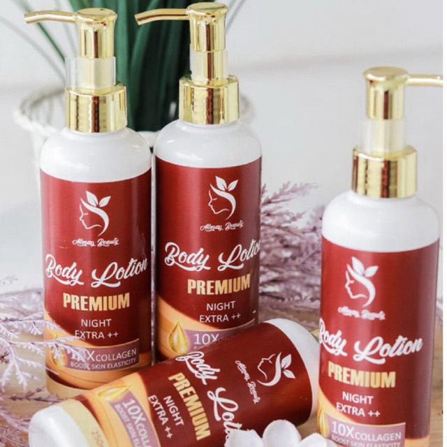 HB DOSTING EXTRA PREMIUM DOSIS TINGGI / WHITENING BODY LOTION / PEMUTIH