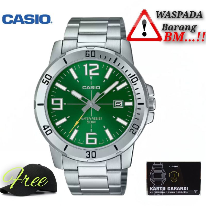 jam tangan pria Casio mtp-vd01d-3bvudf / Casio original mtp-vd01d-3b