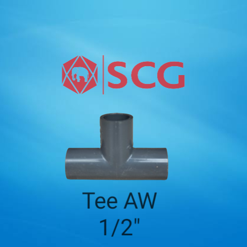 Fitting SCG Tee PVC AW SCG 1/2 inch