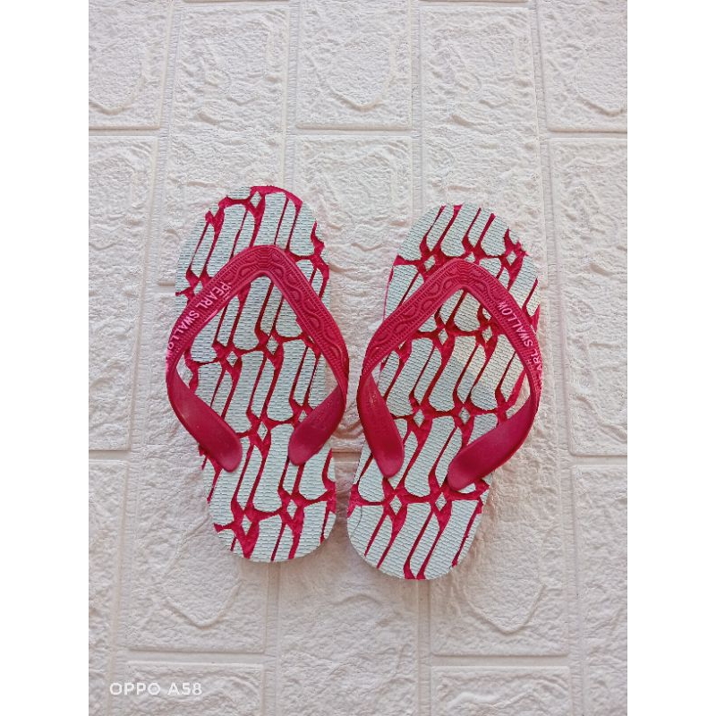 SANDAL UKIR / SANDAL JEPIT UKIR SWALLOW / BISA REQUES NAMA
