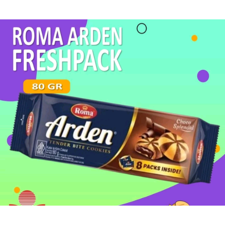 

roma biskuit arden tender bite cookies choco splendid 80gr