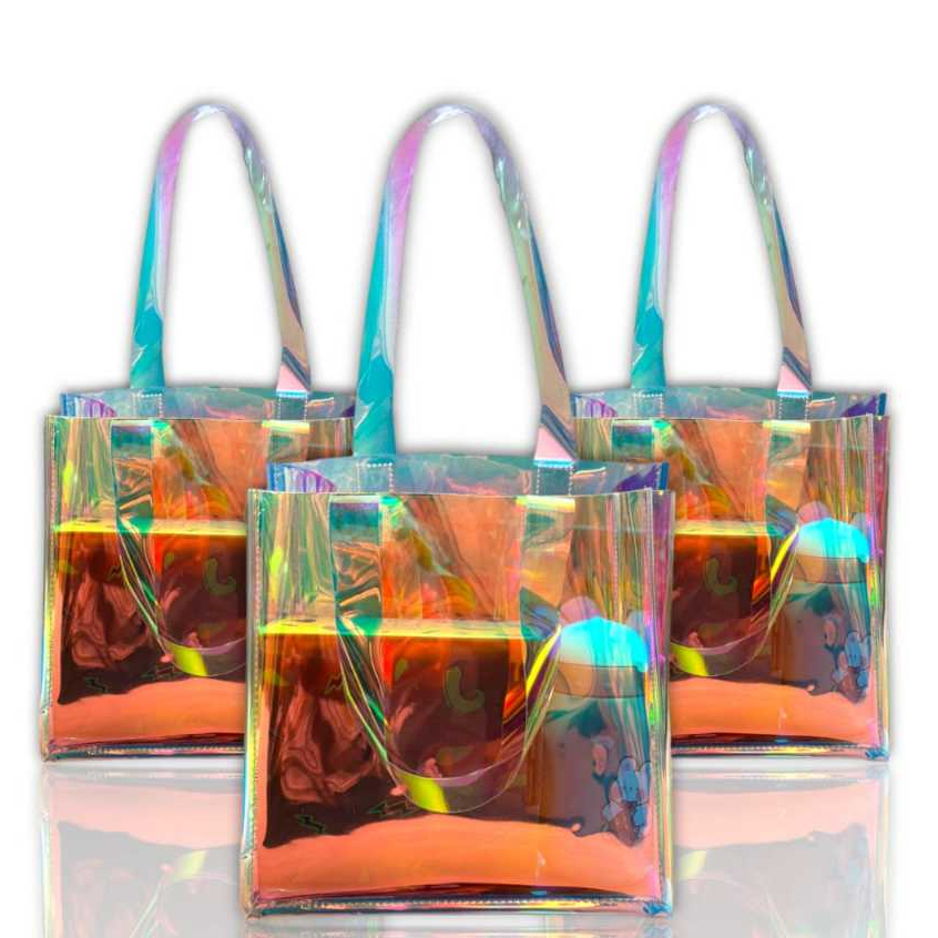 

Tas Jinjing Pvc Hologram size 23 x 10 x 23 cm - Tas Mika Hampers/Kado/Hadiah/Belanja/Barang/Traveling/Souvenir