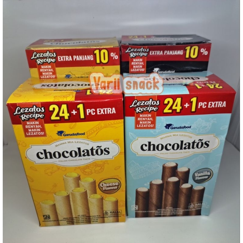 

Gery Chocolatos Wafer Stick 1000 1Box Isi 24pcs