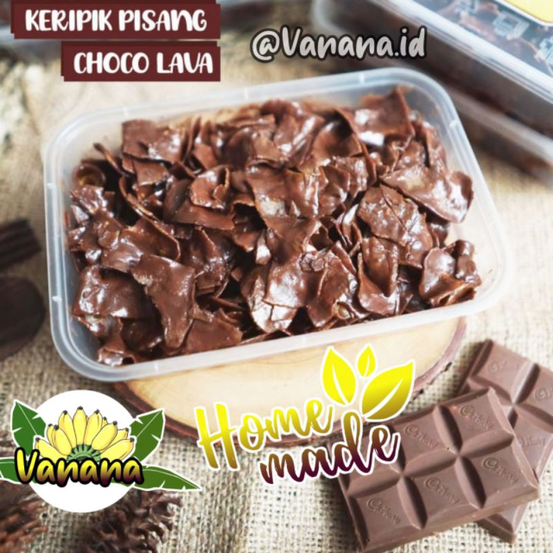 

Vanana KERIPIK PISANG LUMER PISANG COKELAT LUMER full cokelat 225gram