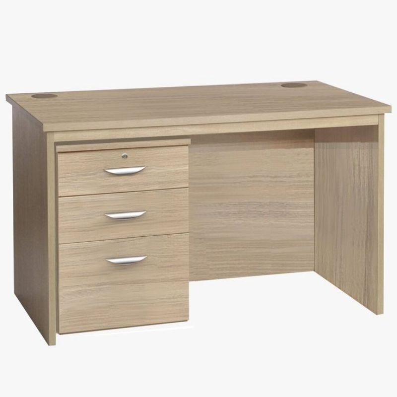 Meja Kantor Minimalis Terbaru Kekinian Simpel, Bahan Dari Murtiplek Grand A Lapis Echoseet/Hpl