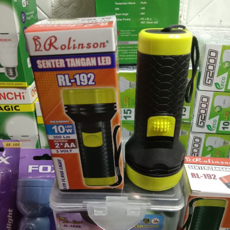 SENTER TANGAN ROLINSON LED/Senter LED