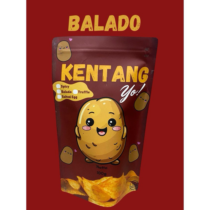 

keipik kentang rasa balado 100g