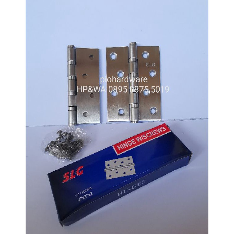 Siap Kirim Engsel SLG 4 Inchi Engsel Pintu 1 pasang