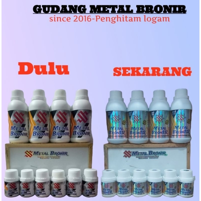 SS Metal Bronir 100ml original