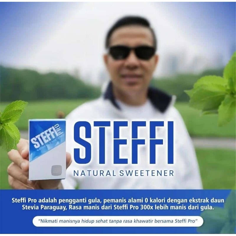 

Steffi Pro Stevia Murni Pengganti Gula Lebih Sehat Original 100%