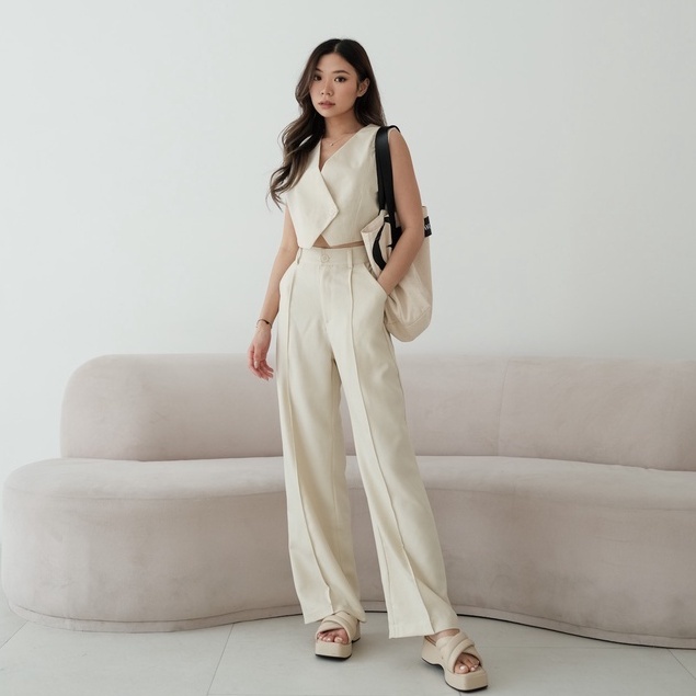 SETELAN WANITA / BAJU SET WANITA / SETELAN CELANA WANITA / ROMPI / VEST WANITA / BLAZER SET KANTOR