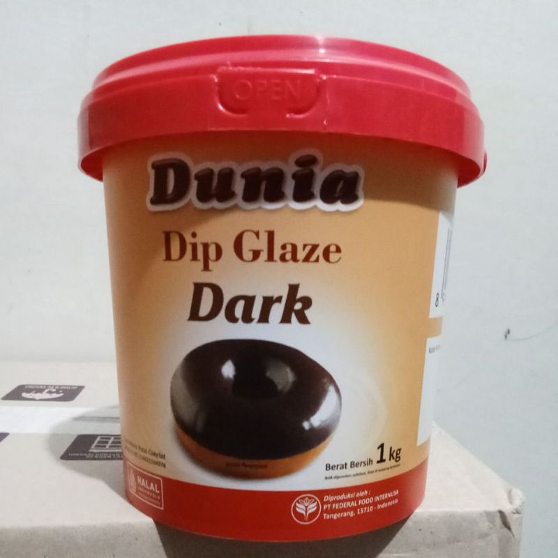 

Dunia Dip Glaze Dark Choco Coklat 1kg