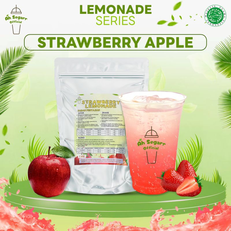 

[Bisa Cod] Strawberry Apple// Bubuk Minuman Premium Instan 1Kg