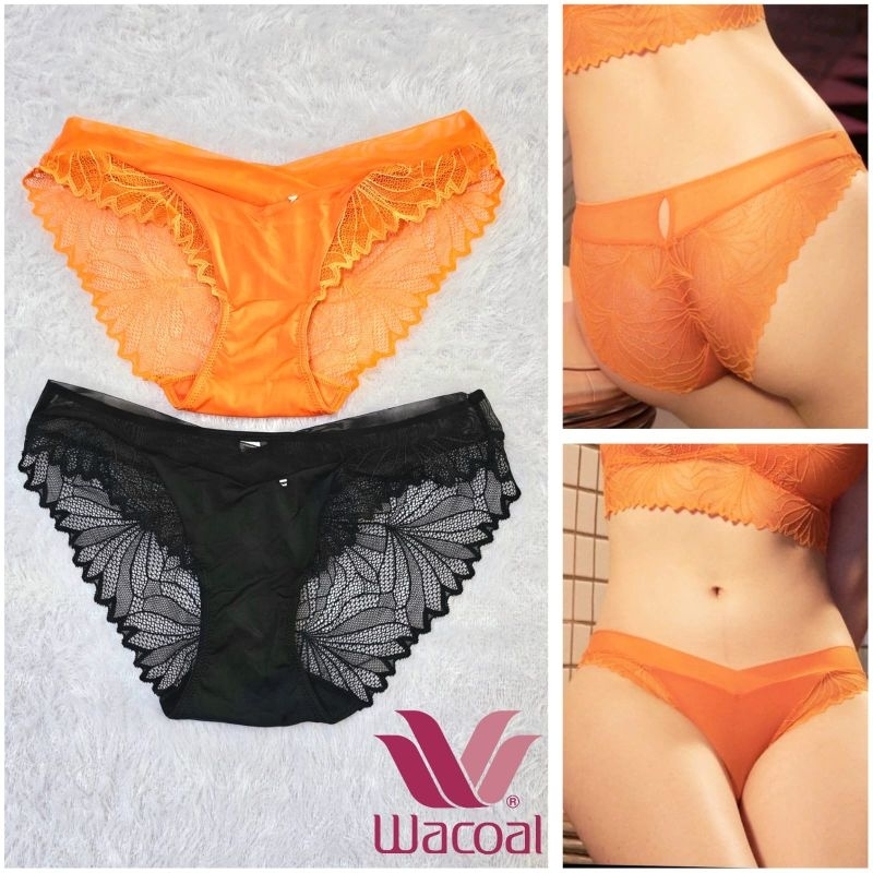 PANTY WACOAL MOOD MINI BRUKAT IP 4561 M L CELANA DALAM WANITA CD RENDA LACE TRANSPARAN SEXY IP4561 K