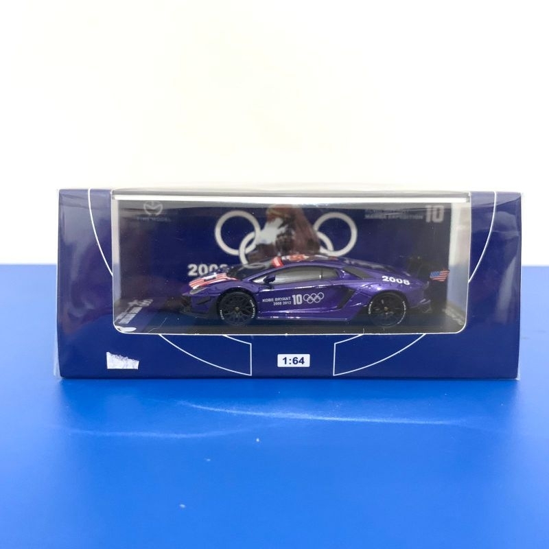 TIME MODEL 1/64 LAMBORGHINI AVETANDOR KOBE BRYANT OLYMPIC WITH CARD