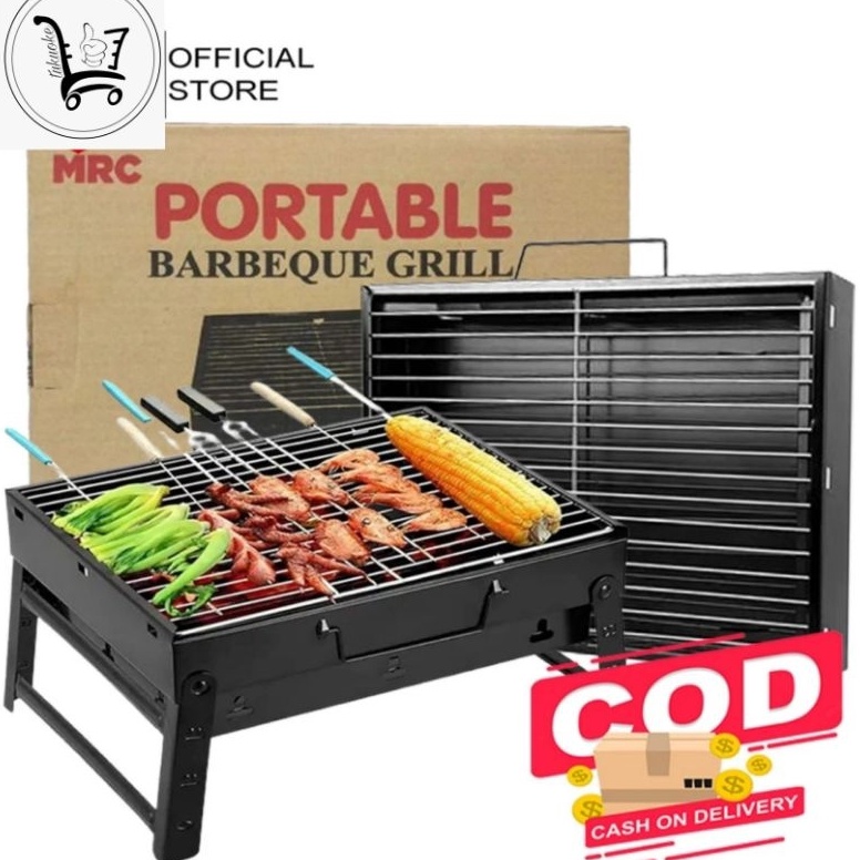 Modern ALAT PANGGANG PORTABLE JUMBO PEMANGGANG PORTABLE LIPAT GRILL BBQ MEJA BAKAR SATE STEAK SERBAG